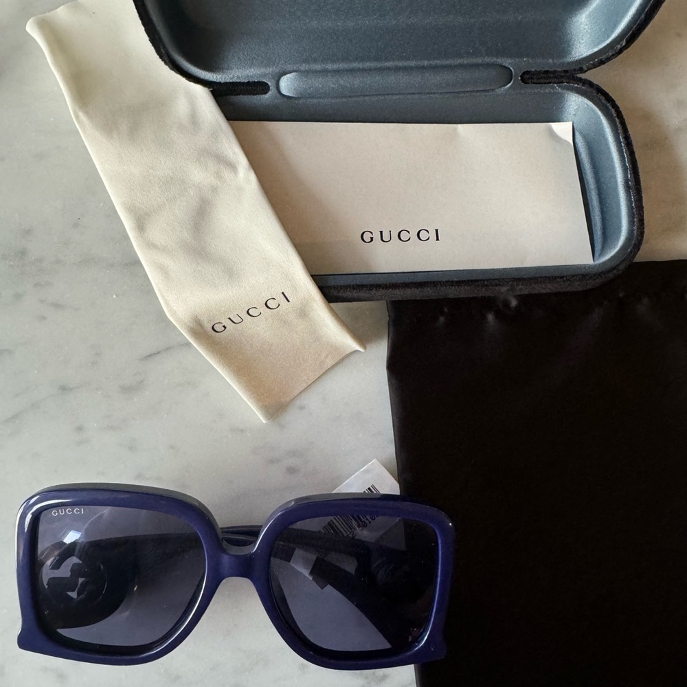 New Gucci oversized Sunglasses - Picture 2 of 12